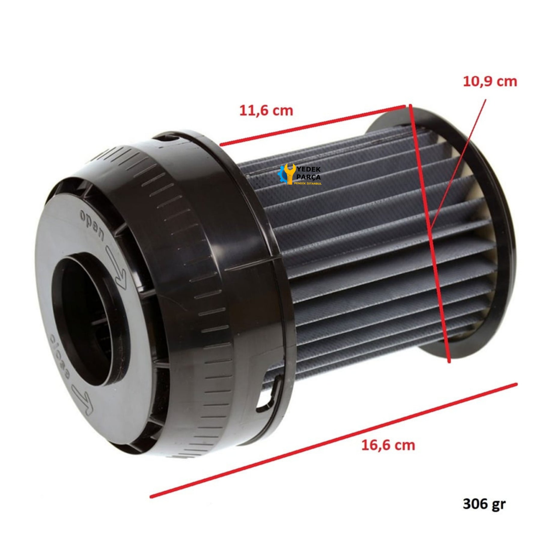 Bosch Uyumlu BGS 61430 Elektrikli Süpürge Filtresi Silindirik Filtre