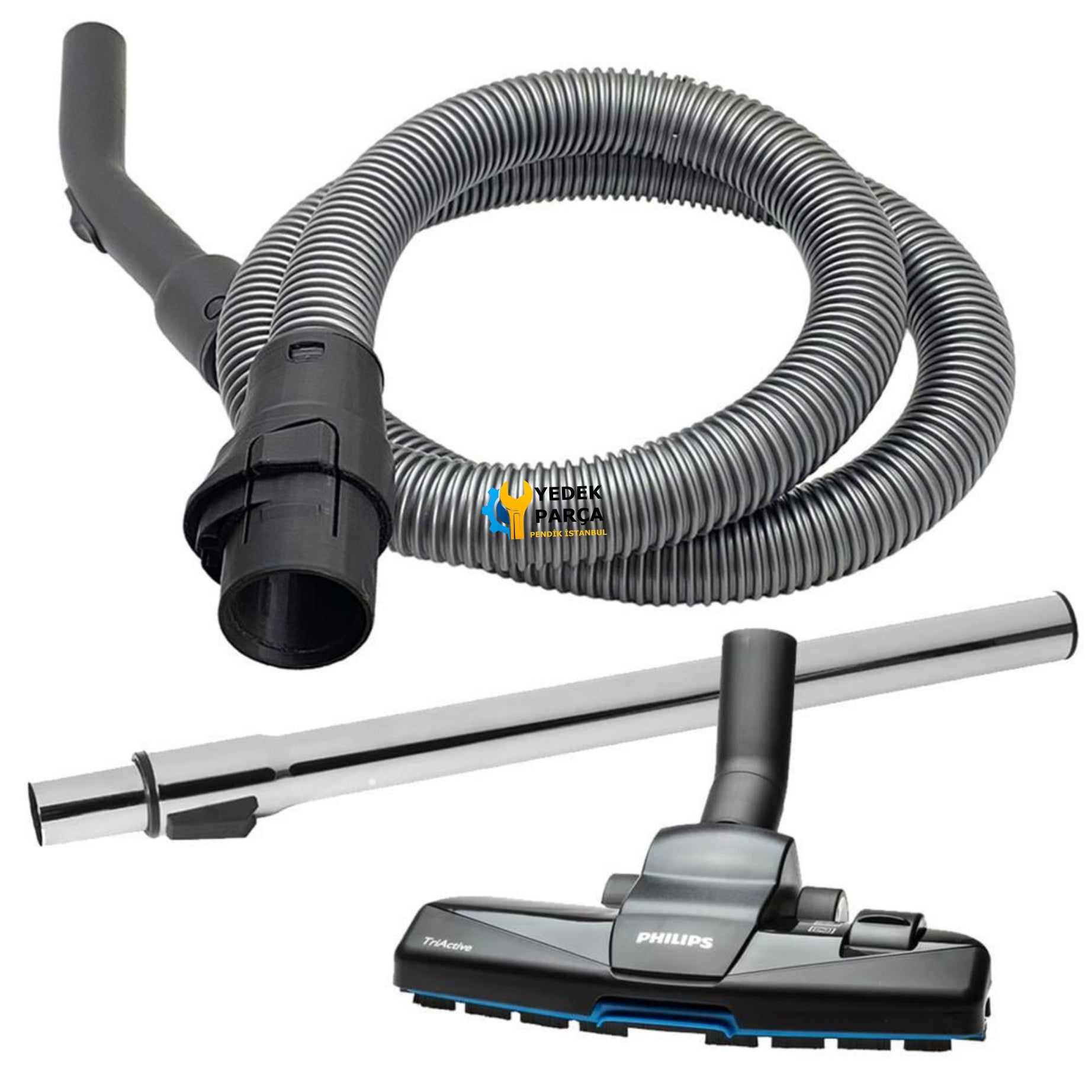 Philips Uyumlu FC 9925 Marathon Süpürge Hortumu Başlığı Boru