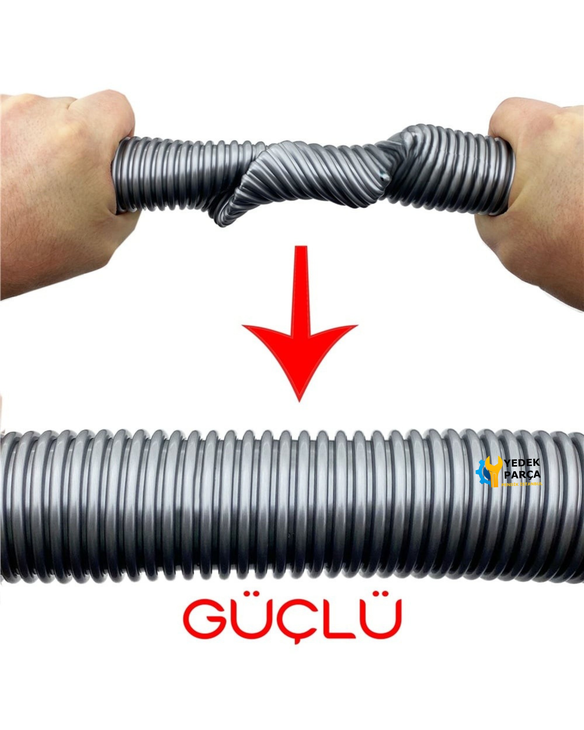 Arzum Uyumlu AR 494 Grande Neo Süpürge Katlanmaz Dayanıklı Güçlü Hortumu Seti