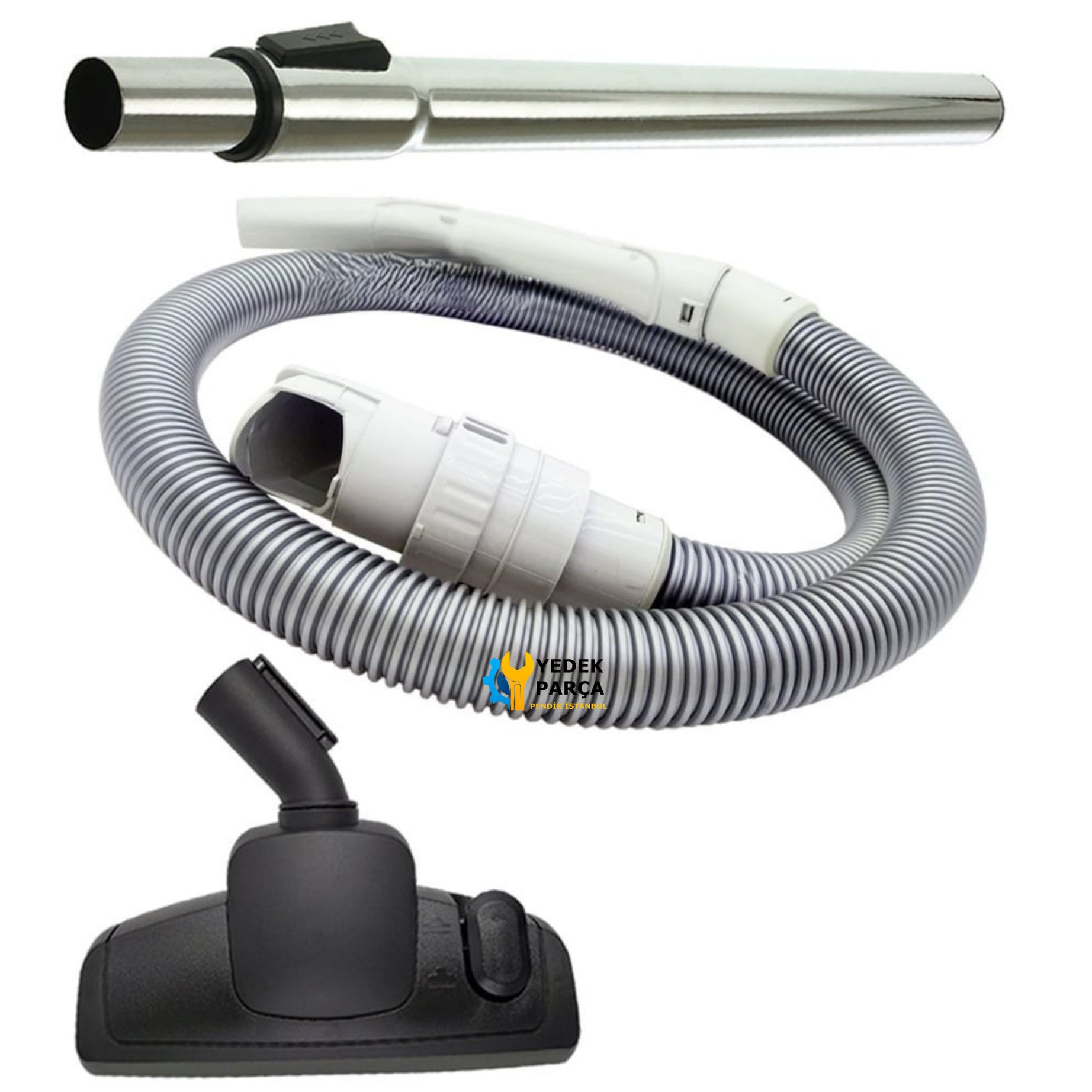 ihlas Uyumlu Aqua Vac Elektrikli Süpürge Hortumu Emici Yer Başlığı Teleskopik Boru