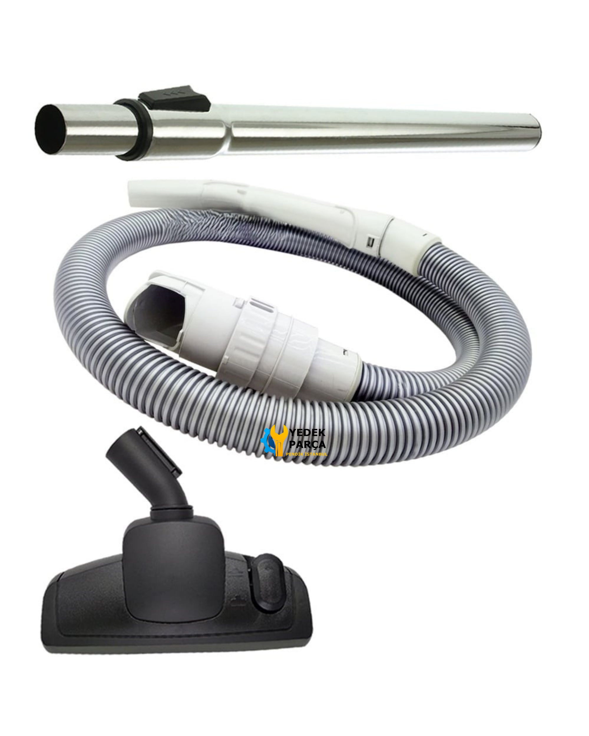 ihlas Uyumlu Aqua Vac Elektrikli Süpürge Hortumu Emici Yer Başlığı Teleskopik Boru