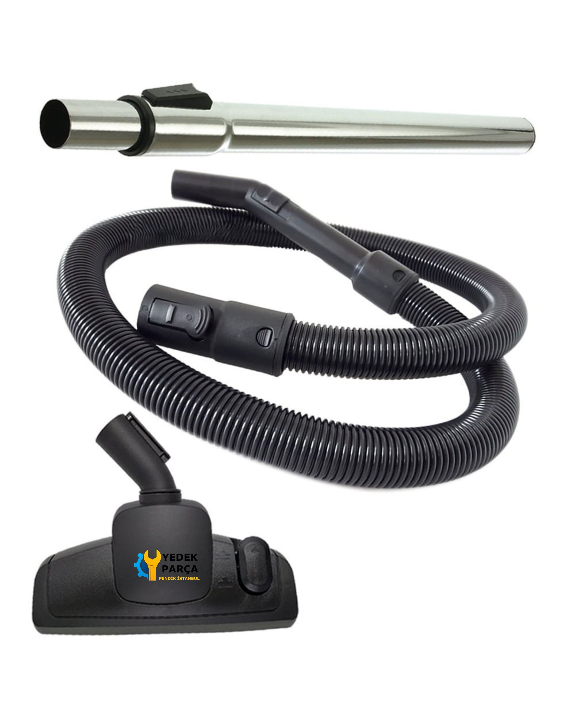 Bosch Uyumlu BSG 72000 Formula Elektrikli Süpürge Hortumu Emici Yer Başlığı Teleskopik Boru