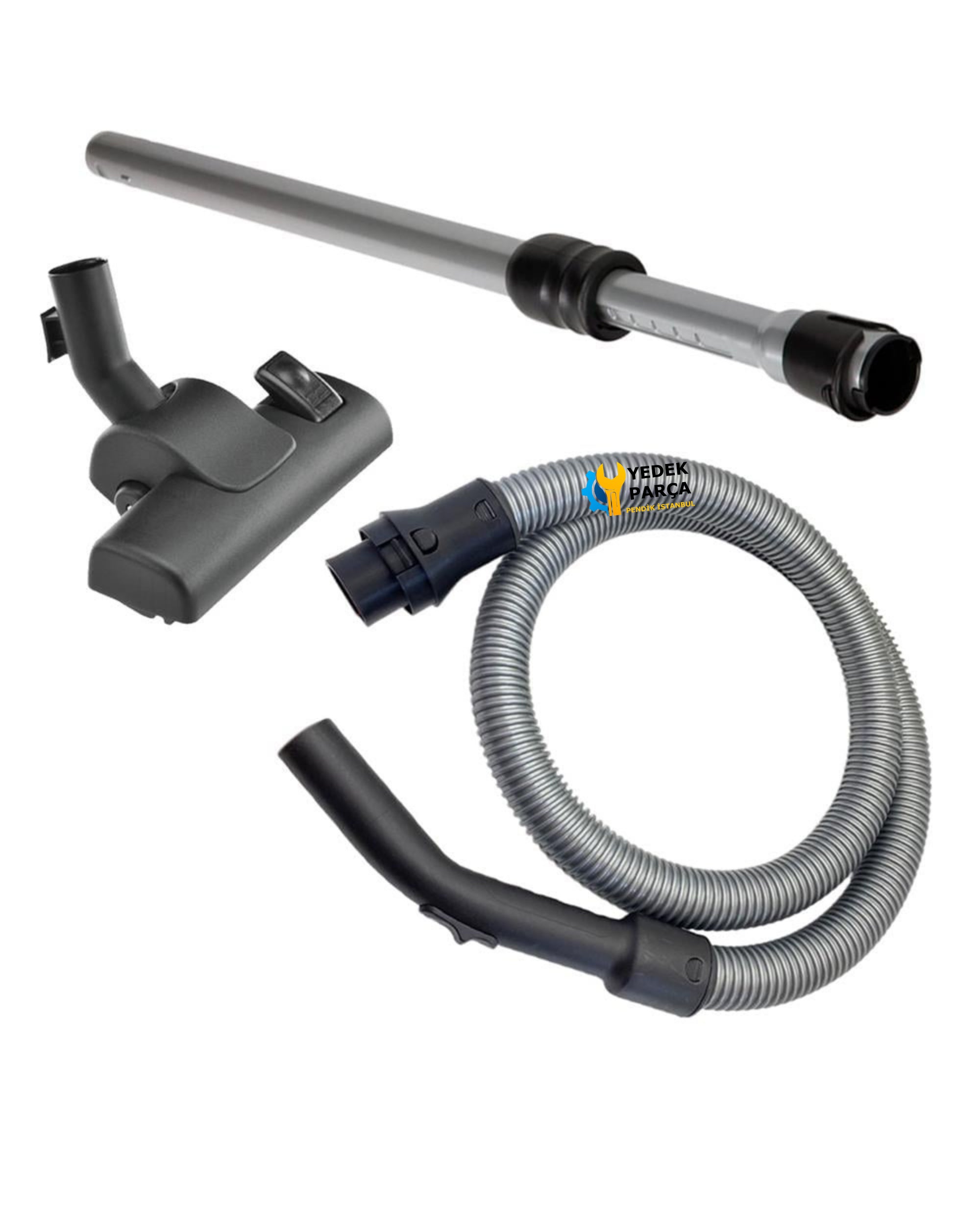 Bosch Uyumlu BSG 82222 Ergomaxx'x Elektrikli Süpürge Hortum Emici Yer Başlık Teleskopik Borusu