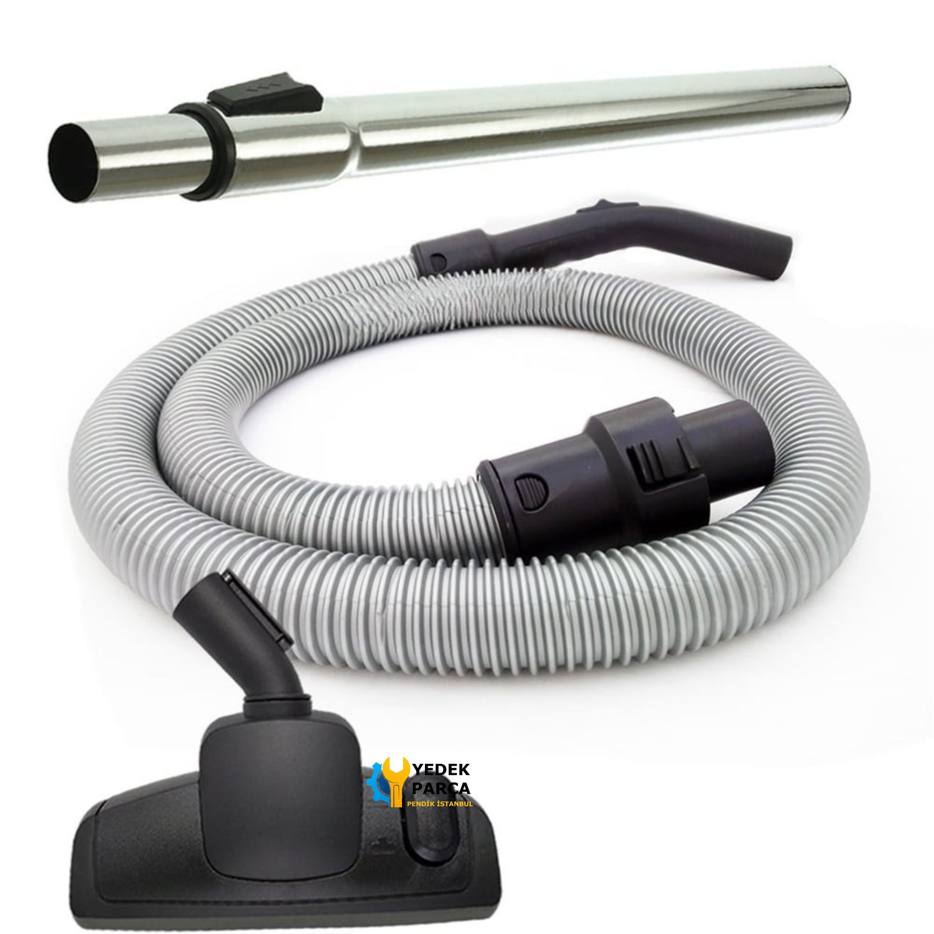 Arçelik Uyumlu S 4240 Green Power Elektrikli Süpürge Hortumu Emici Yer Başlığı Teleskopik Boru