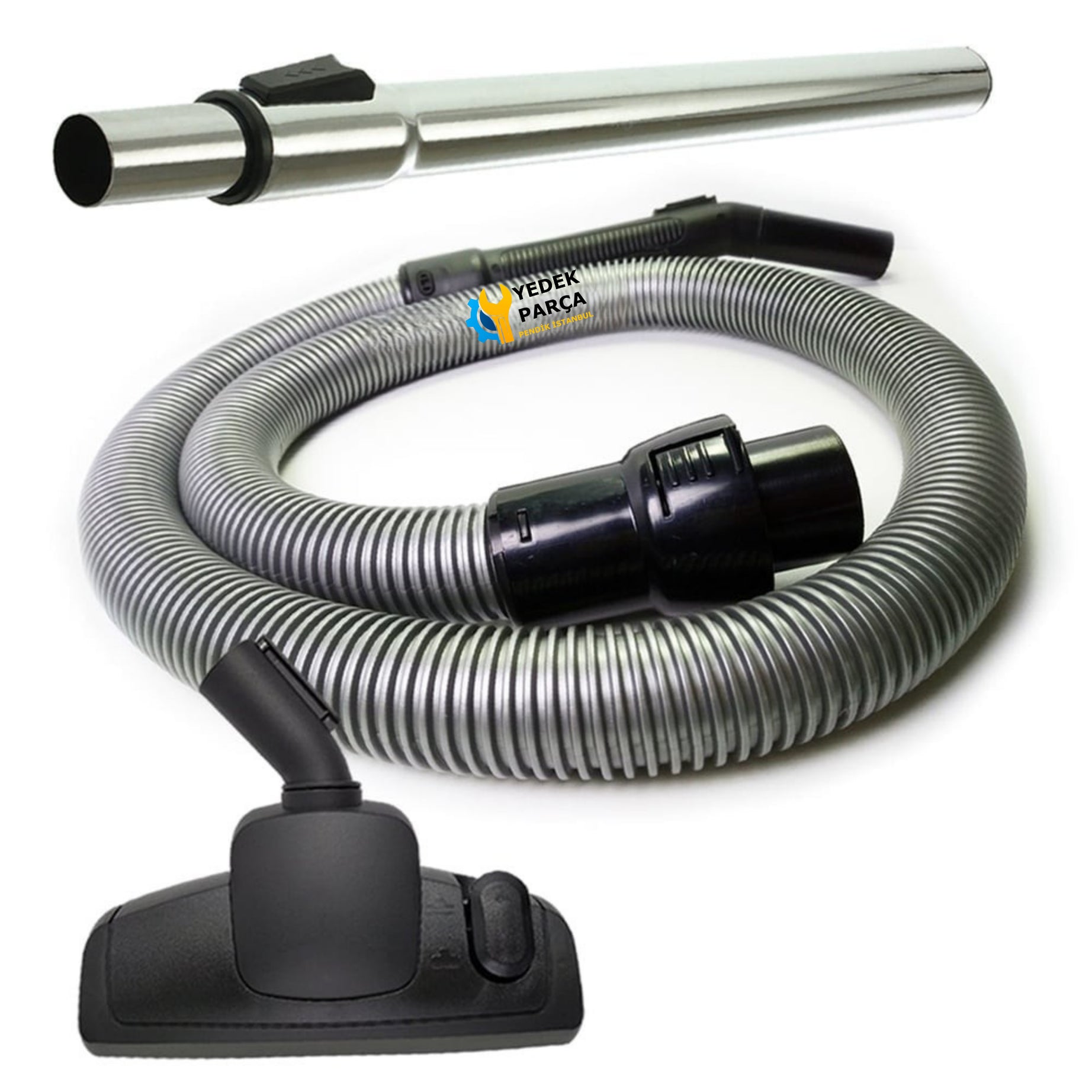 Electrolux Uyumlu Ergoeasy ZTF 7630 Elektrikli Süpürge Hortumu Emici Yer Başlığı Teleskopik Boru