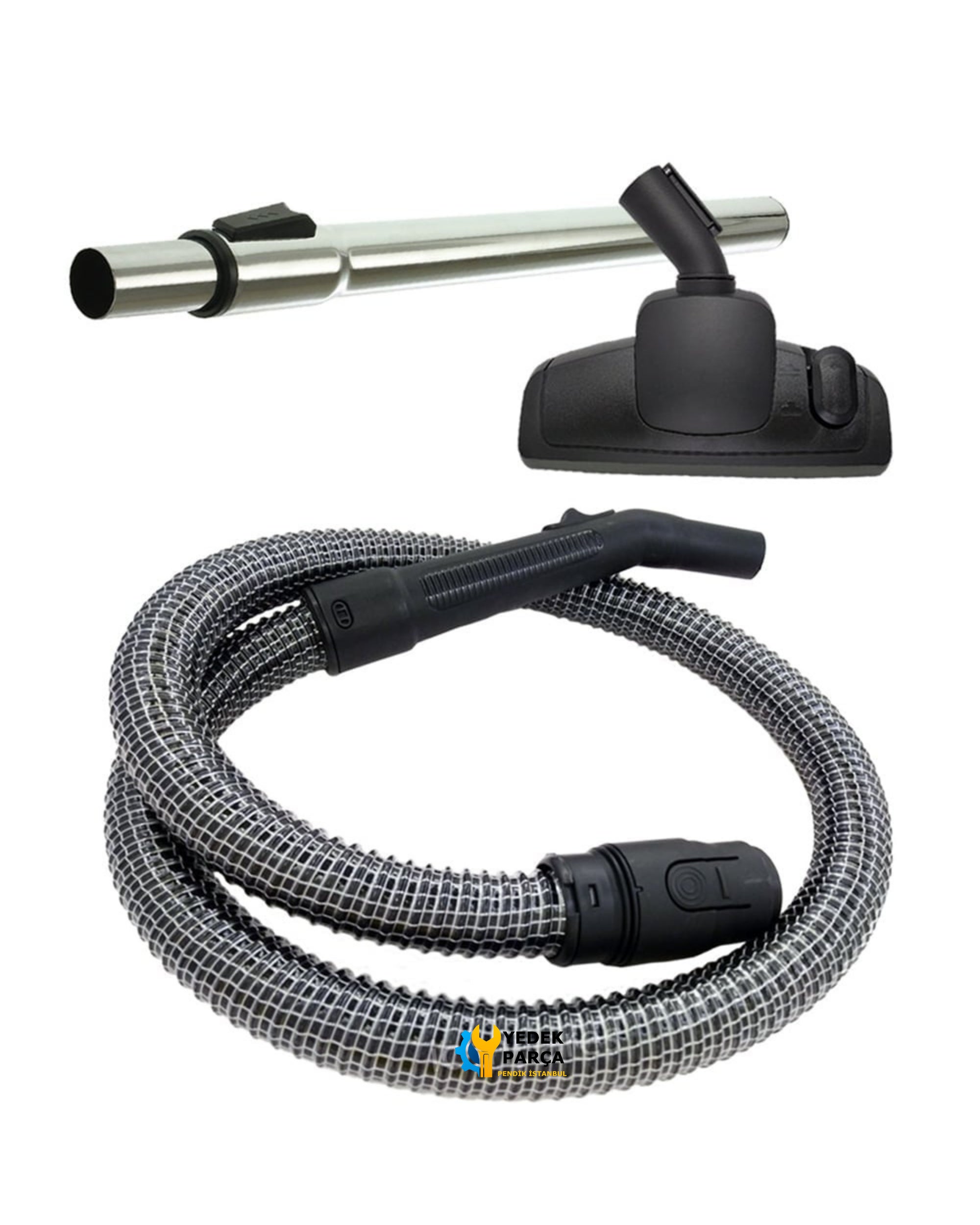 Arnica Uyumlu Bora 5000 Süpürge Çelik Telli Hortum Emici Başlığı Boru