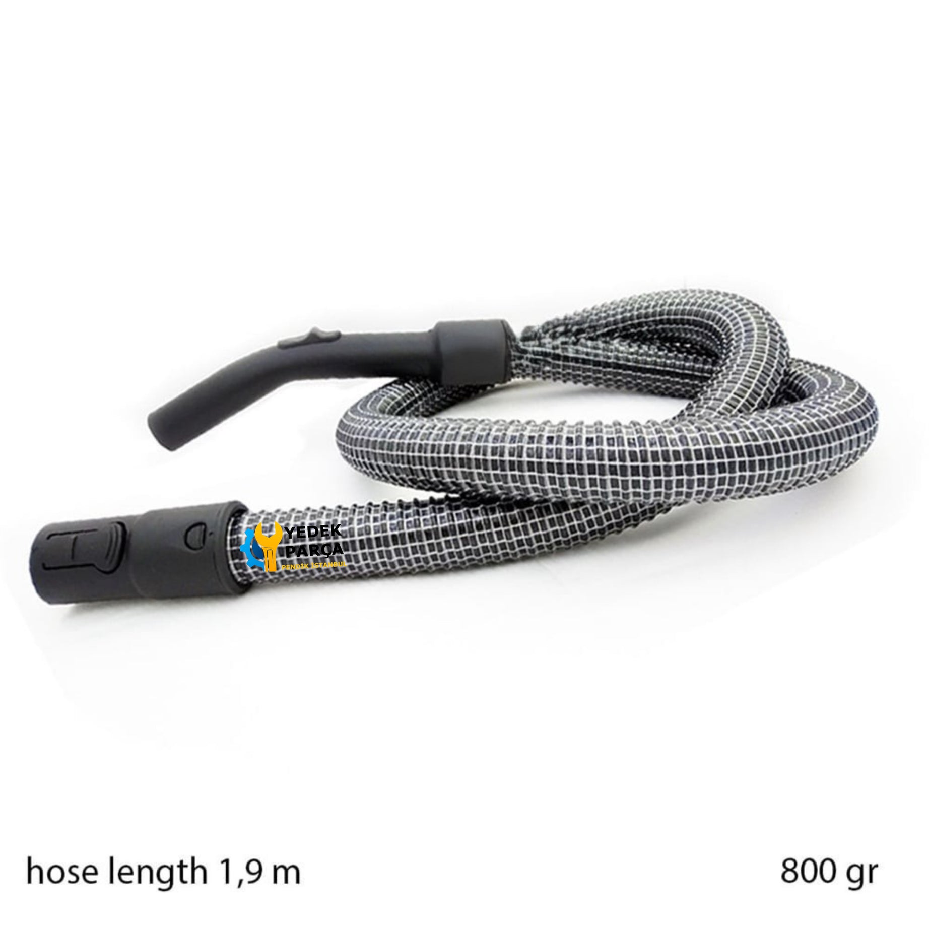 Bosch Uyumlu BGC 1UB130 Süpürge Çelik Telli Hortumu Yer Fırçası Teleskopik Boru