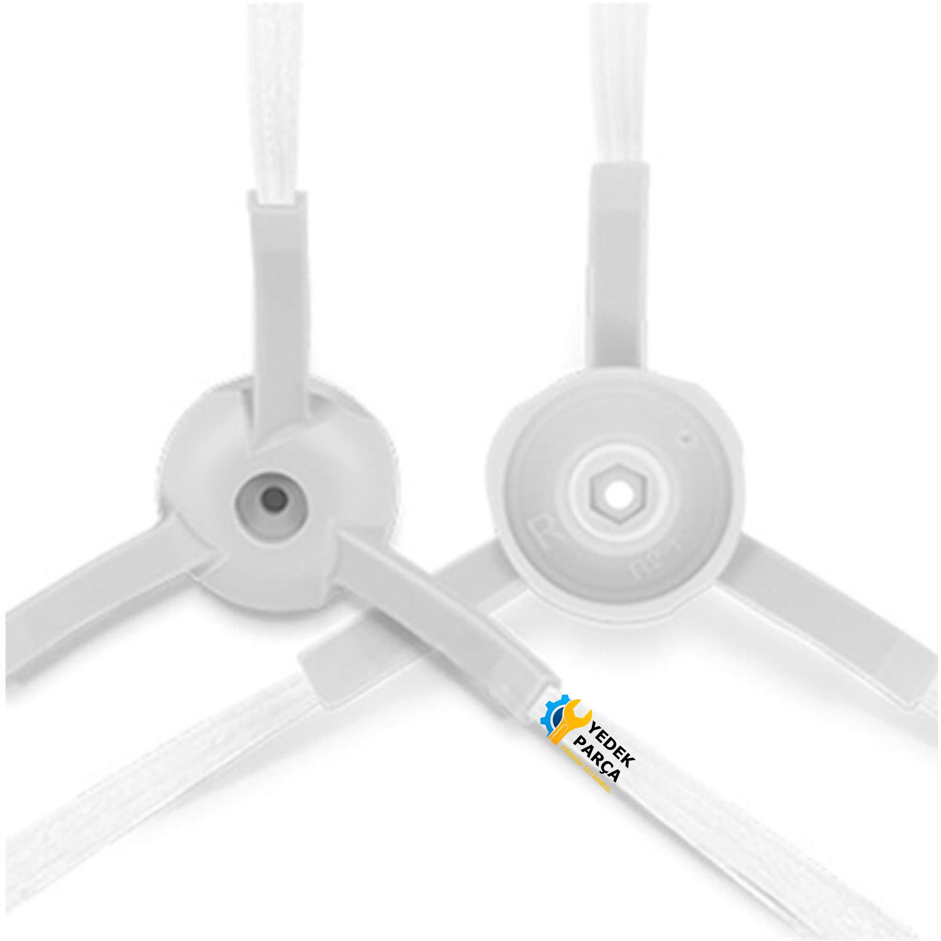 Xiaomi Uyumlu Mijia G1 MJSTG1 Robot Süpürge Ana Rulo Fırça ve Yan Fırça 2 li Paket