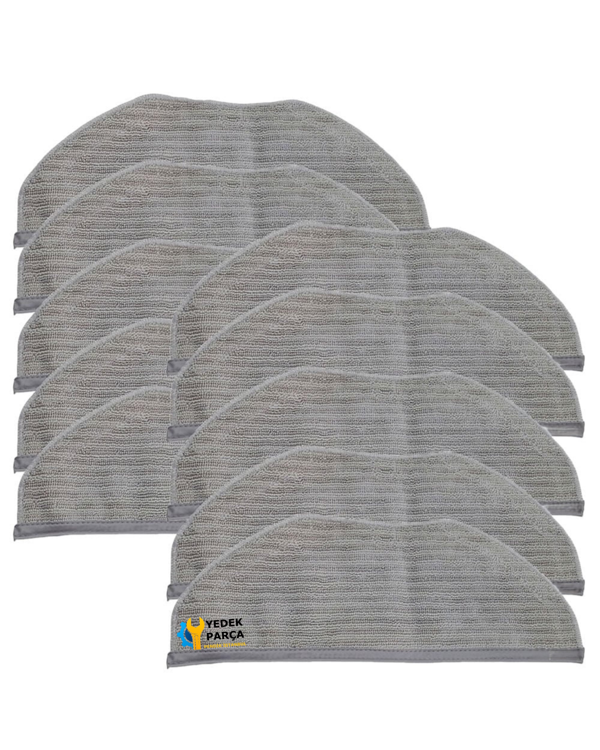 Xiaomi Uyumlu Mijia G1 MJSTG1 Robot Süpürge Paspas Bezi 10 Adet