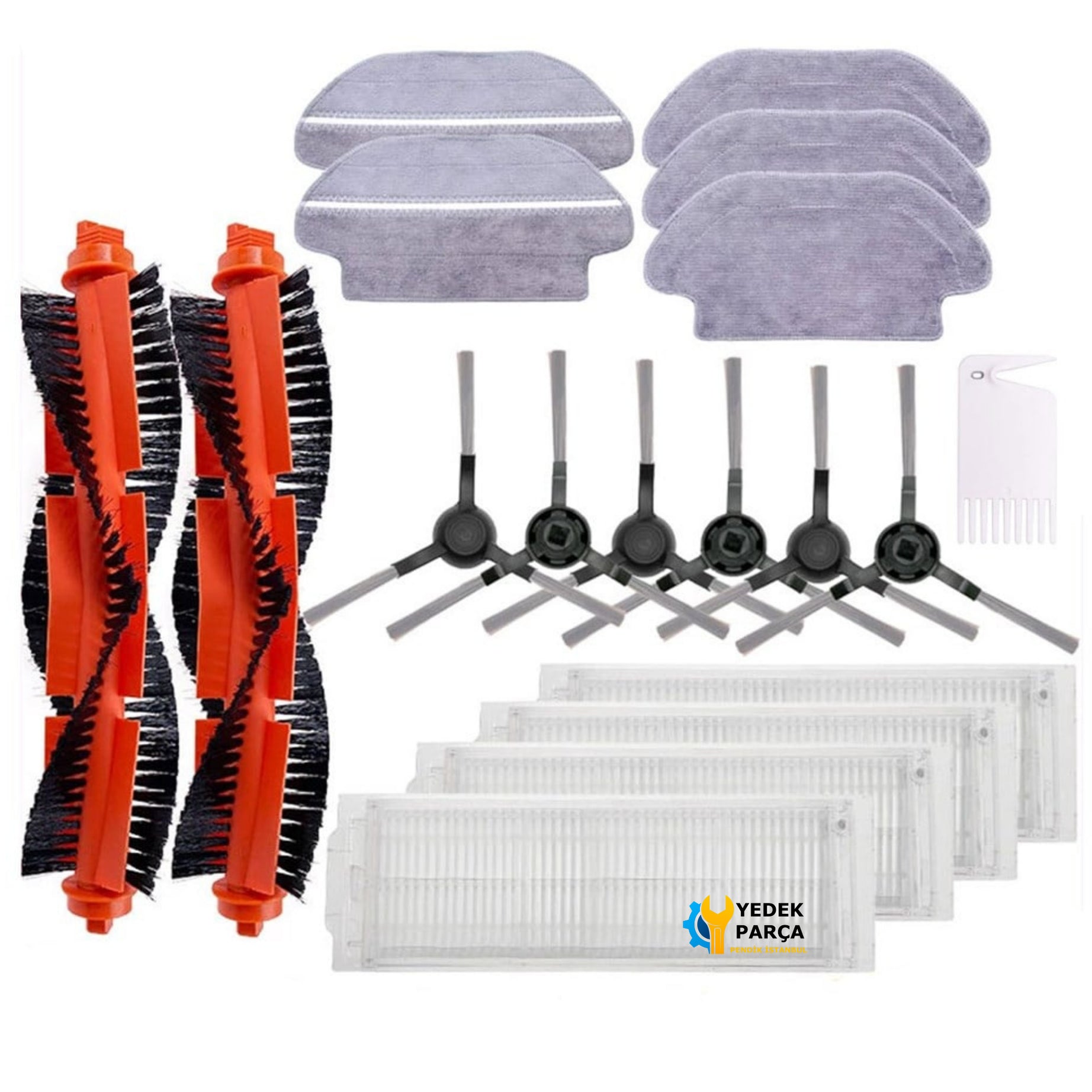 Viomi Uyumlu V2 Pro Vacuum Cleaner Robot Süpürge Yenileme Seti