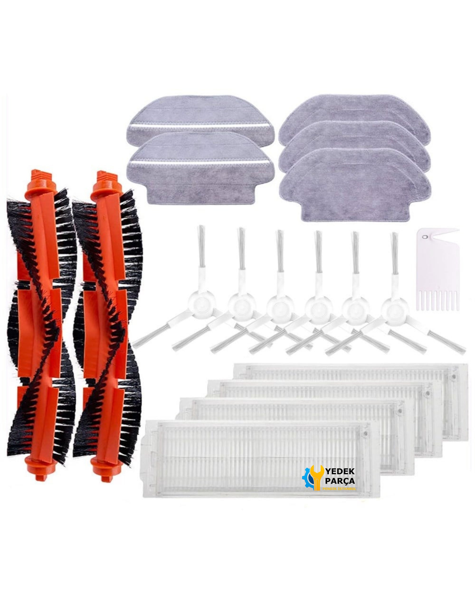 Viomi Uyumlu MijiaV2 STYJ02YM Vacuum Cleaner Robot Süpürge Yenileme Seti