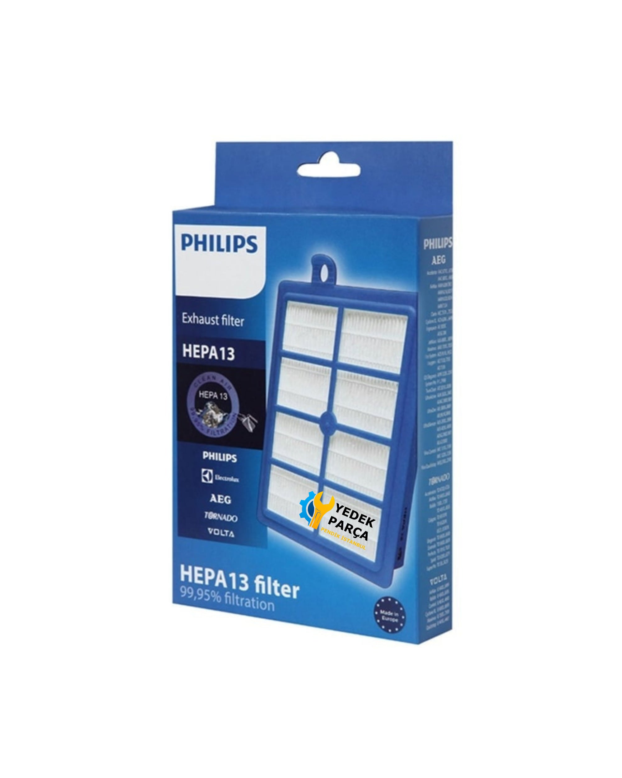 Philips Uyumlu XB 9154 Marathon Ultimate Süpürge Çelik Boru Kutulu Hepa Filtre