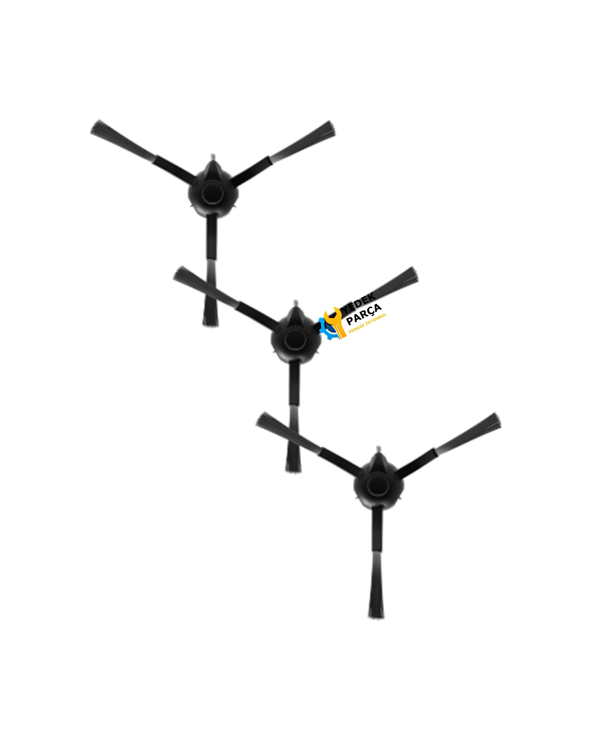 Philips Uyumlu HomeRun 2000 Serisi XU2100 Robot Süpürge Yan Fırçası 3 Adet