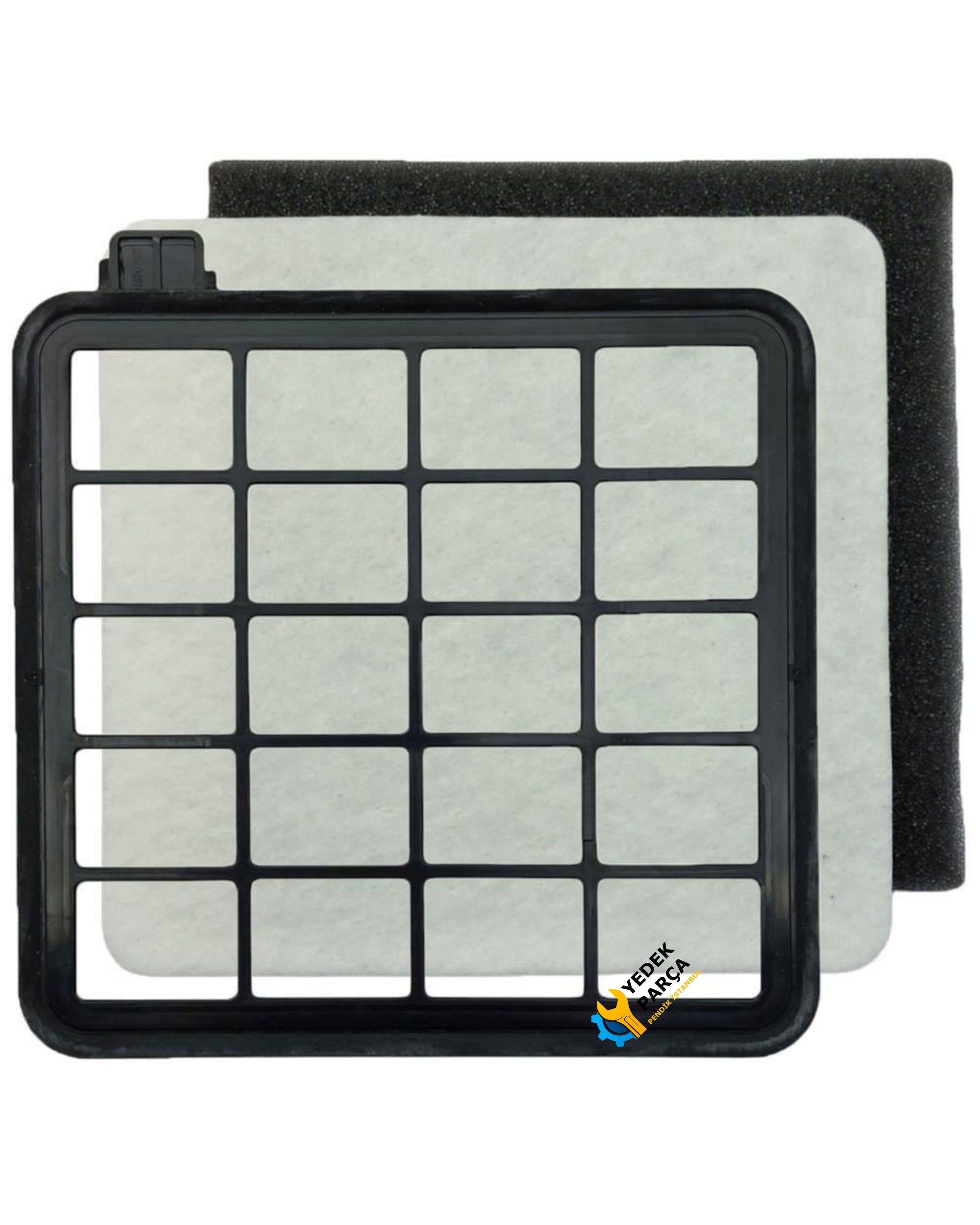 Samsung Uyumlu VC07R302MVP Süpürge Hazne Motor Koruma ve Hepa Filtre