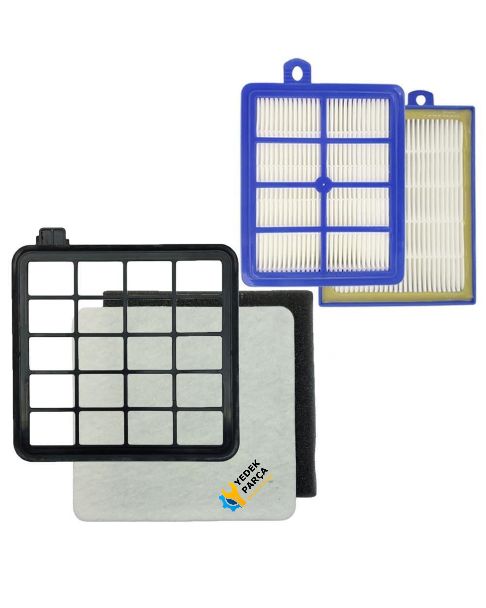 Samsung Uyumlu VC07R302MVR/TR Süpürge Hazne Motor Koruma ve Hepa Filtre