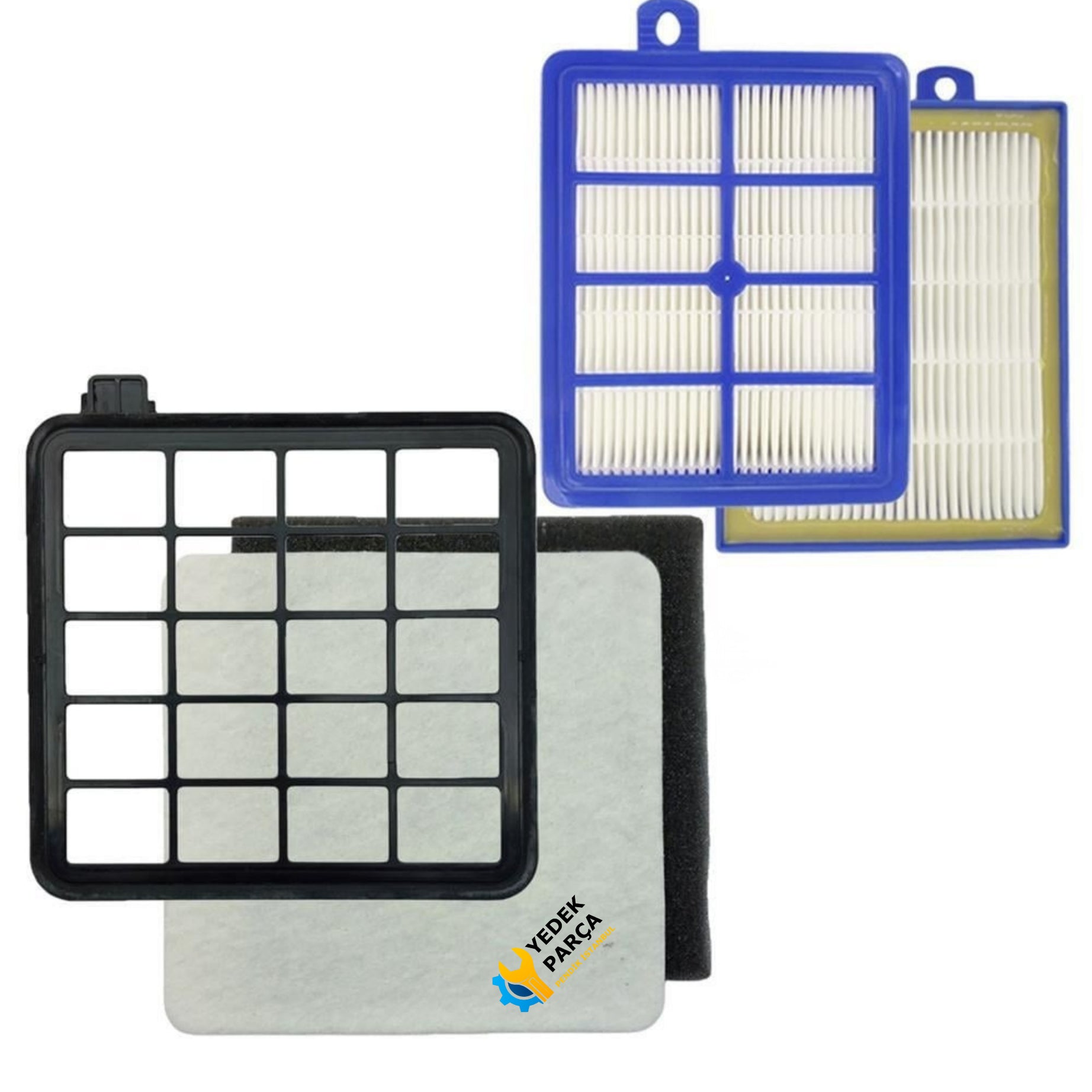 Samsung Uyumlu VC07R302MVB Süpürge Hazne Motor Koruma ve Hepa Filtre