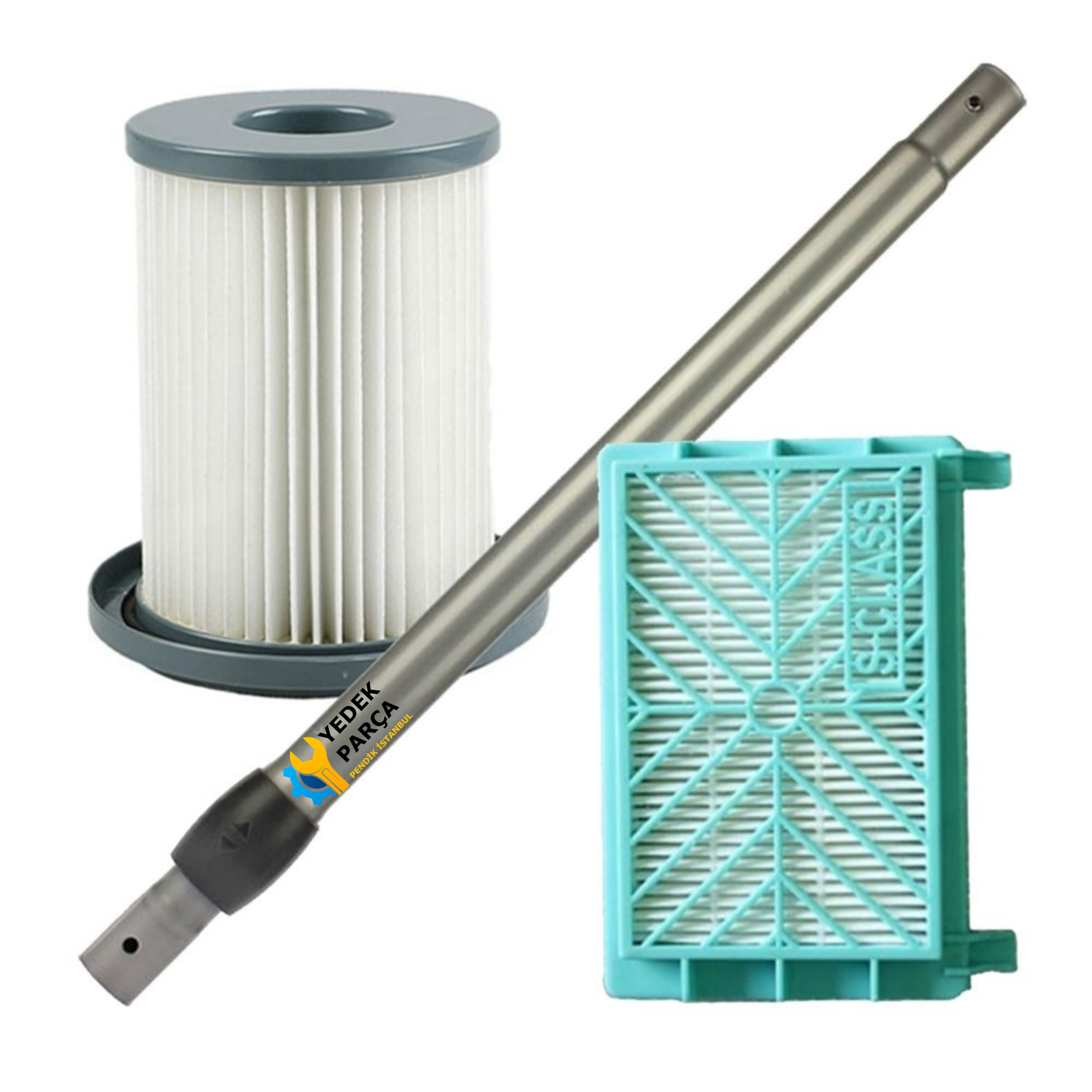Philips Uyumlu FC 8734 Süpürge Borusu Silindir Filtre Hepa Filtresi
