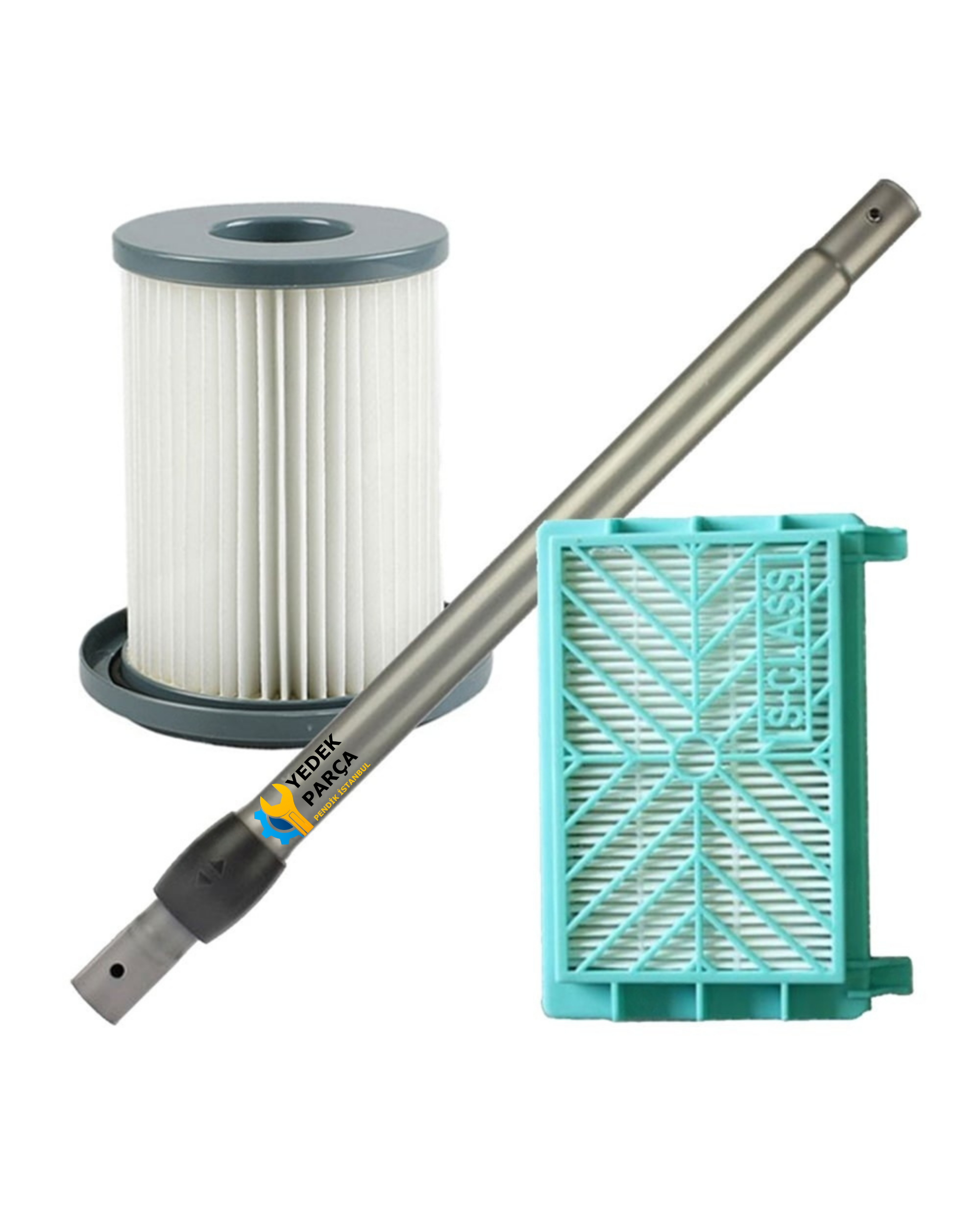 Philips Uyumlu FC 8734 Süpürge Borusu Silindir Filtre Hepa Filtresi