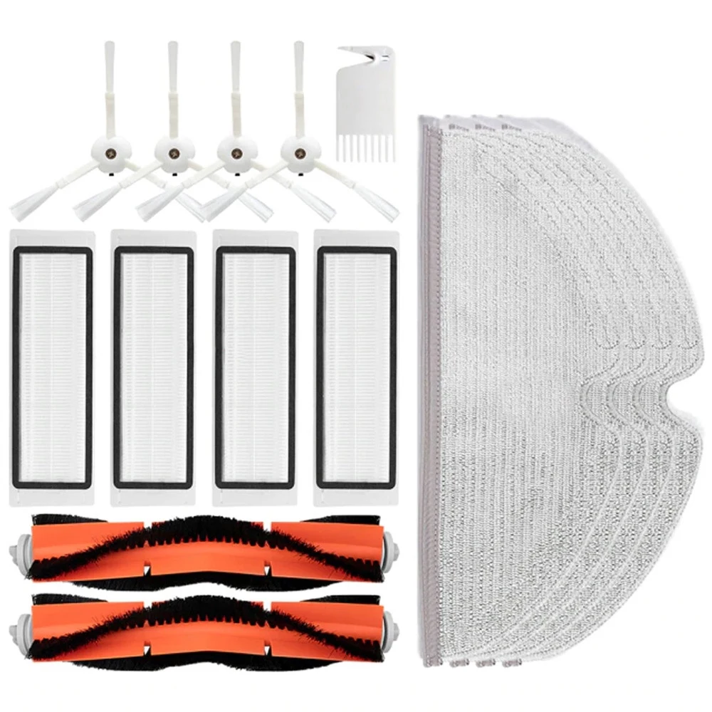 Xiaomi Uyumlu Robo-rock S5 (S50/S51/S55 Series) S5 Max Akıllı Robot Süpürge Aksesuar Seti