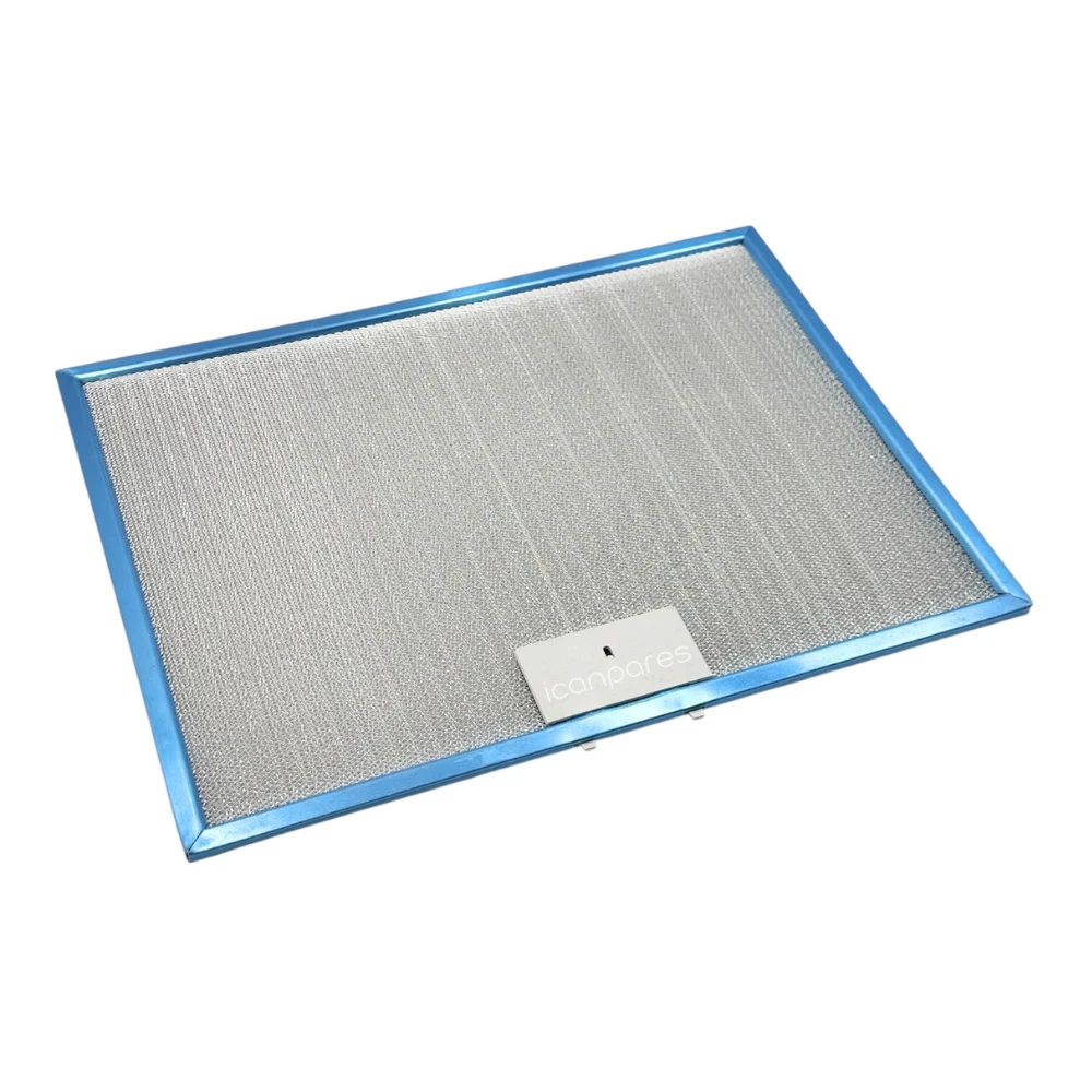 En 400mm Boy 300mm Arka Tırnak Arası 95mm Aspiratör Metal Yağ Filtresi 40*30cm