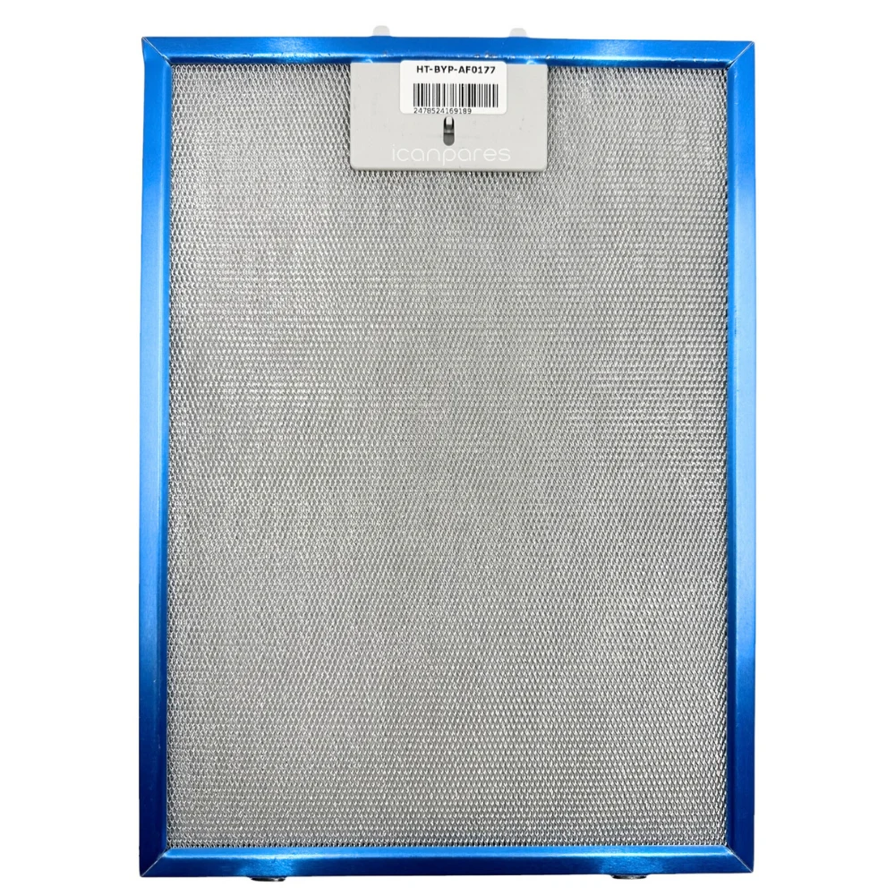 En 235mm Boy 320mm Arka Tırnak Arası 125mm Aspiratör Metal Yağ Filtresi 23,5*32cm